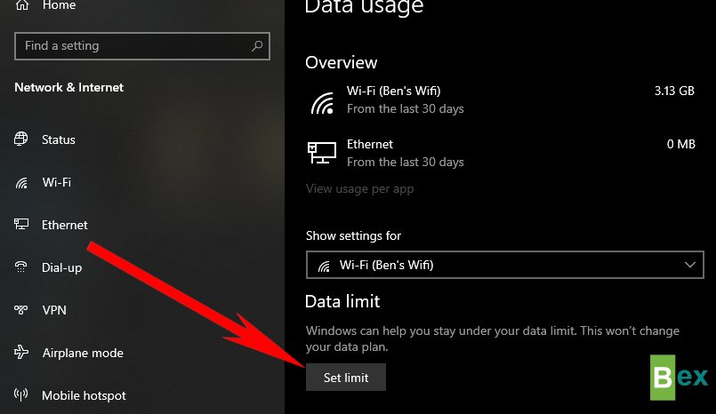 how to reduce data consumption on windows 10