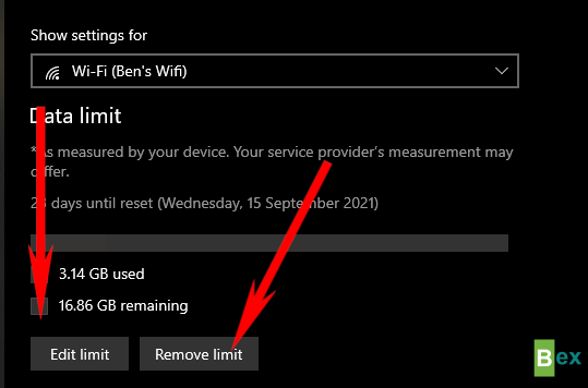 How to reduce data consumption on windows 10